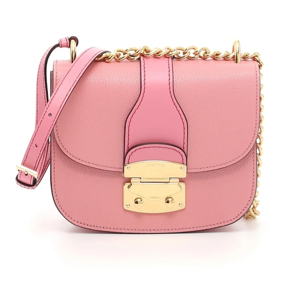 Miu Miu Handbags - Miu Miu Madras Crossbody Bag